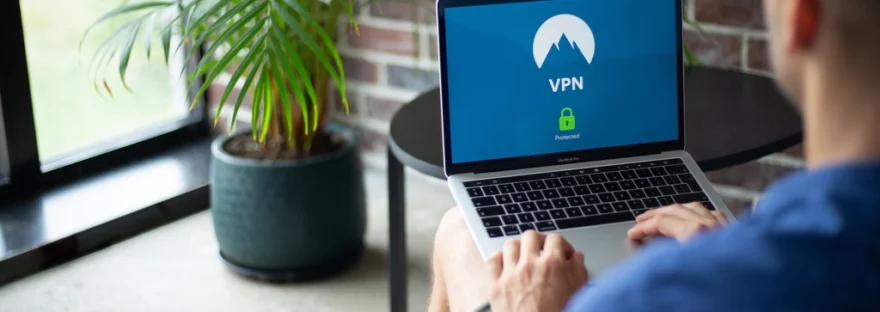 man is trying encrypt his
